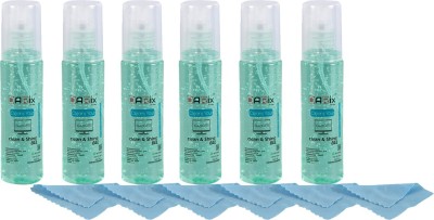 DHE Screen Cleaning Gel Includes Cloth for Computers, Laptops, Mobiles, iPad Screens Camera Lens Glasses Sunglasses TV Screens LED LCD Screens (100ml) for Computers, Laptops, Mobiles(PACK 6)