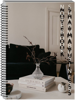 SHARMA BUSINESS HANDMADE A4 Notebook PLAIN 200 Pages(Multicolor)
