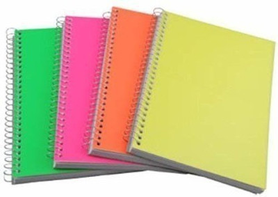 SHARMA BUSINESS Handmade A4 Notebook Unruled 200 Pages(White, Pack of 4)