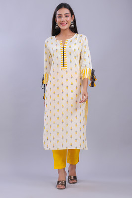 Prangan By Kallai Women Kurta Pant Set