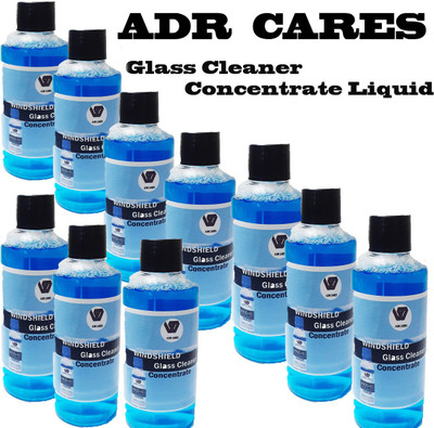 ADR CARES Multi Purpose Glass Cleaner Liquid Concentrate Non-Ammoniated(10 x 200 ml)