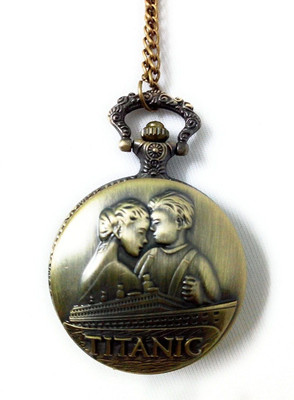 gtrp Titanic Pocket Watch Metal Keychain (Bronze) Key Chain Key Chain