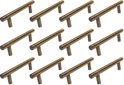 ATLANTIC Cabinet Handle Pull Stainless Steel Antique Finish for Kitchen and All Types Wooden Furniture Doors , Total Length: 8 inches, Hole to Hole - 160 MM,Pack of 12 PCS Stainless Steel Cabinet/Drawer Handle(Yellow Pack of 12)
