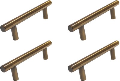 ATLANTIC Cabinet Handle Pull Stainless Steel Antique Finish for Kitchen and All Types Wooden Furniture Doors , Total Length: 8 inches, Hole to Hole - 160 MM,Pack of 4 PCS Stainless Steel Cabinet/Drawer Handle(Gold Pack of 4)