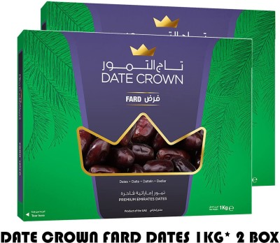 DATE CROWN Premium Fard Dates 2Kg Dates(2 x 1 kg)