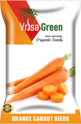 Vrisa Green ORANGE CARROT Seed(60 per packet)