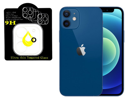 Casesily Camera Lens Protector for Apple iPhone 12 (Full Lens Area Covered by 5D Camera Lens Protector)(Pack of 1)