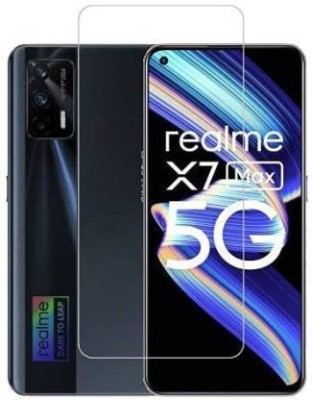 VPrime Edge To Edge Tempered Glass for LUXURY:-Realme X7 Max(Pack of 1)