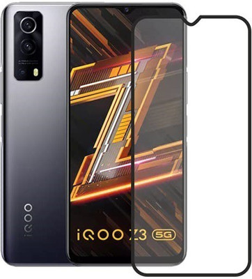 Bodoma Edge To Edge Tempered Glass for iQoo Z3, Vivo iQoo Z3(Pack of 1)
