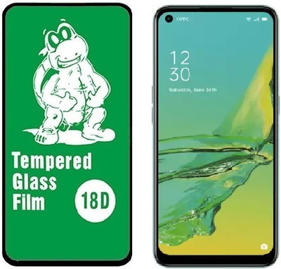 ISAAK Edge To Edge Tempered Glass for OPPO A33 2020 18D Edge to Edge Tempered Glass(Pack of 1)