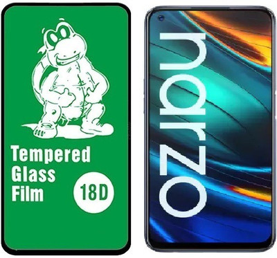 ISAAK Edge To Edge Tempered Glass for Realme Narzo 20 Pro 18D Edge to Edge Tempered Glass(Pack of 1)