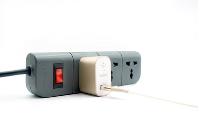 7% OFF on Belkin 3 Socket Surge Protector (F9E300zb)(Grey) 7% OFF on Belkin 3 Socket Surge Protector (F9E300zb)(Grey)