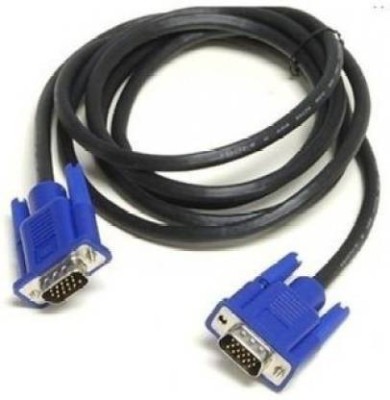 BIGGEAR  TV-out Cable (Pack of 1) 1.5 Mtr-15 Pin Male to Male VGA Cable For Connecting Laptop PC to Monitor LCD LED TV(Black & Blue, For Computer, 1.5 m)