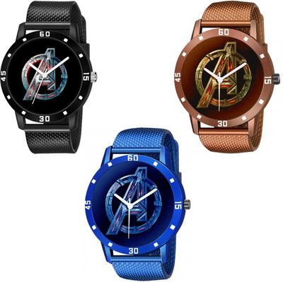 Blue Pearl Analog Watch  - For Men