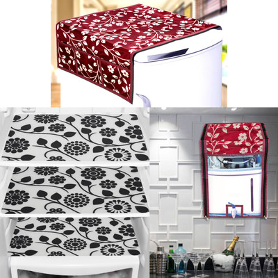 KANUSHI Fridge Mat(Width: 43 cm, maroon)
