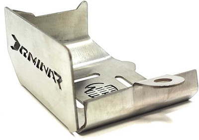 TRP Traders Brushed Stainless Steel Rear Brake Oil Container Guard for DOMINAR Bike Crash Guard(Bajaj)