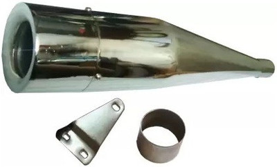 Bullkartzone Royal Enfield Classic Desert Storm, Electra EFI39, Classic 500 Full Exhaust System(Mild Steel)