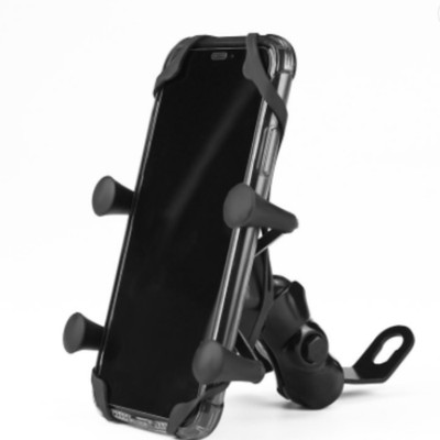 Everythiing Mobile Holder X grip Bike Mobile Holder(Black)