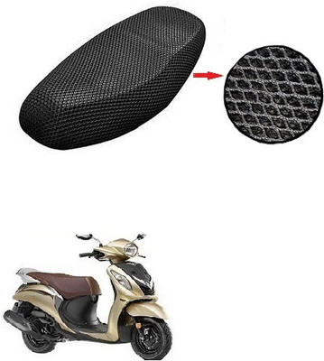 Zirxa BLSM-MESH-CVR-A82 Single Bike Seat Cover For Yamaha Fascino