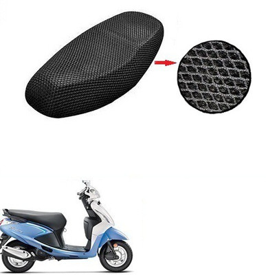 Zirxa BLSM-MESH-CVR-A60 Single Bike Seat Cover For Hero Pleasure