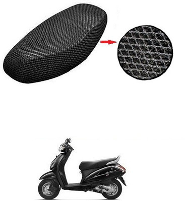 Zirxa BLSM-MESH-CVR-A148 Single Bike Seat Cover For Honda Activa 3G