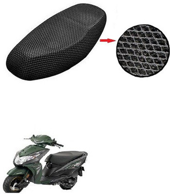 Zirxa BLSM-MESH-CVR-A158 Single Bike Seat Cover For Honda Dio