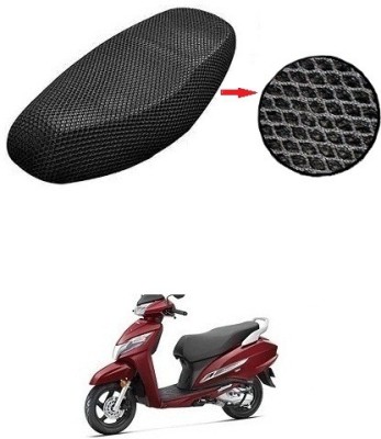 Zirxa BLSM-MESH-CVR-A144 Single Bike Seat Cover For Honda Activa 125