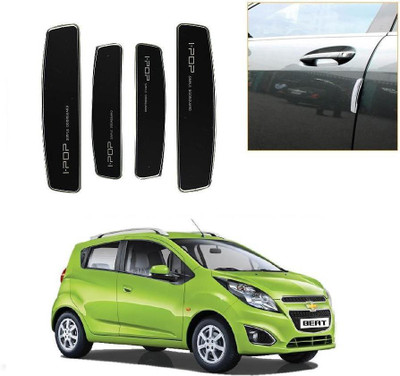 ARNEJA Plastic Car Door Guard(Black, Pack of 4, Chevrolet, Beat)