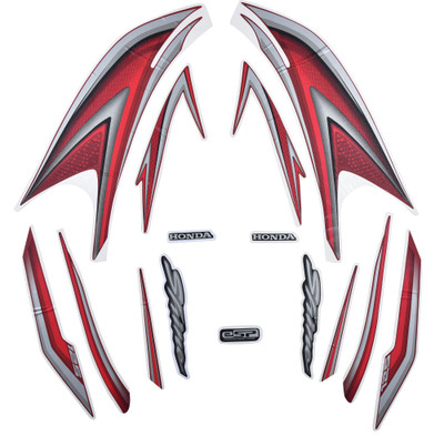 HRBull Sticker & Decal for Bike(Multicolor)