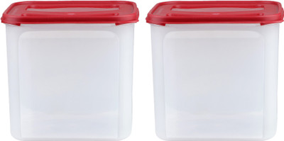 Flipkart SmartBuy Plastic Utility Container  - 4.5 L(Pack of 2, Red)