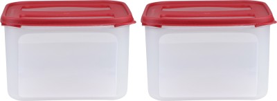 Flipkart SmartBuy Plastic Utility Container  - 3 L(Pack of 2, Red)