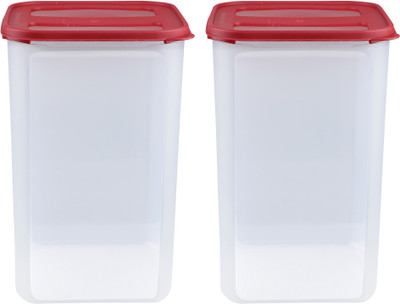 Flipkart SmartBuy Plastic Utility Container  - 7.5 L(Pack of 2, Red)