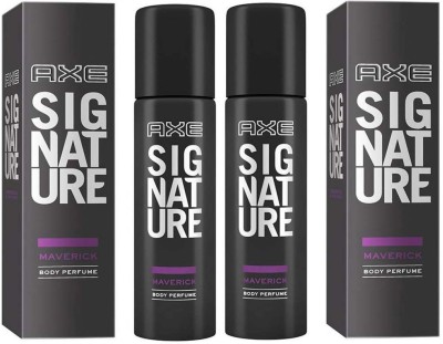AXE SIGNATURE MAVERICK BODY PERFUME 122 ML Deodorant Spray  -  For Men(122 ml, Pack of 2)