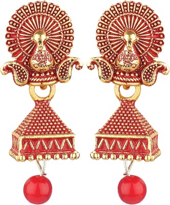 Om Online Om2347 Brass Earring Set