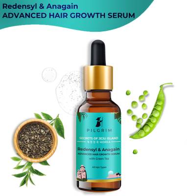 Pilgrim Redensyl 3% + Anagain 4% Advanced Hair Growth Serum For Hair Fall Control | Discover Thick and Dense Hair | For Men &amp; Women | All Hair Type | Vegan | 50ml  (50 ml)