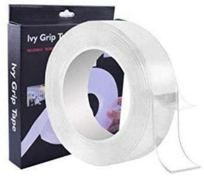 Zoomstore DOUBLE SIDED MANUAL TAPE (Manual)(Set of 1, TRANSPARENT)