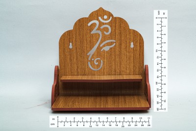 STASTORE Wooden Temple with Easy Hang Hook Hold Art and Craft Wooden Temple Wooden Wall Mount Temple for Home Shop Office | Art and Craft Wooden Temple | Home Temple | Puja Mandir Mandir / Pooja Ghar . Engineered Wood Home Temple(Height: 28, DIY(Do-It-Yourself))