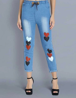 LIKEEFASHION Regular Women Light Blue, Dark Blue Jeans