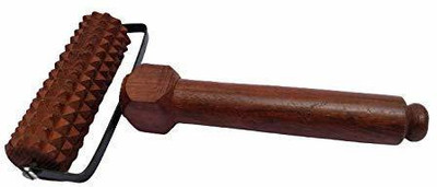 Voody VY0160 Wooden Back Massager Roller Massager(Brown)