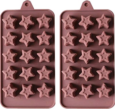 JAMBOREE Silicone Chocolate Mould 15(Pack of 2)