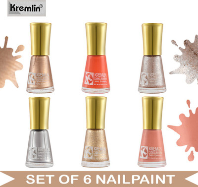 Kremlin (KRM-NPCMB6-6261) - KN11 - Multicolor Nail Paint - 10 ml Each Multicolor