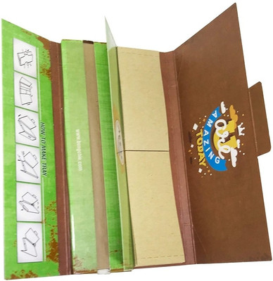 Bongchie MOZO with filter Ultimate Premium Brown Rolling Paper with Filter Tips (Pack of 10) By D.D Enterprise King 13 gsm A4 paper(Set of 10, Brown)