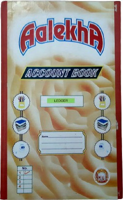 Aalekha daily accounts Regular Journal single ruled 223 Pages(Multicolor)