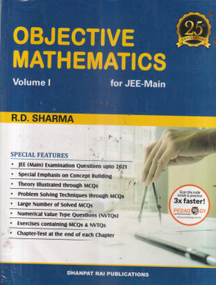 Objective Mathematics For Jee Main Vol I& Ii(Paperback, R.D. SHARMA)