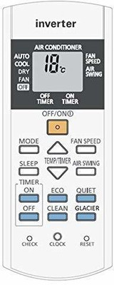 Akshita Ac Remote Compatible For SANYO Ac Remote Control ( Chake Image With Old Remote ) Generic Remote Controller(White)