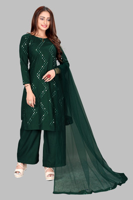 jenswi Women Kurta Palazzo Set