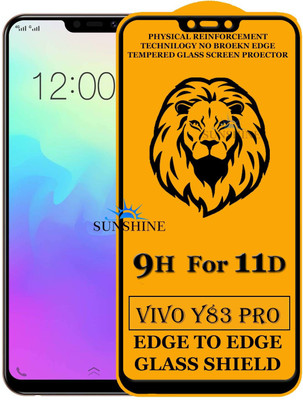 SUNSHINE Edge To Edge Tempered Glass for Vivo Y83 Pro(Pack of 1)