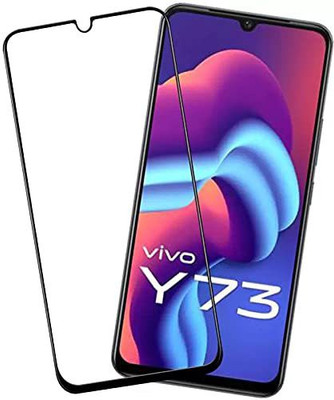 AKSHUD Edge To Edge Tempered Glass for VIVO Y73(Pack of 1)
