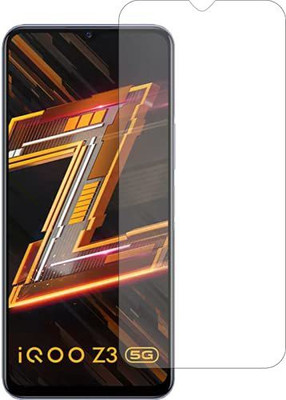 CHAMBU Edge To Edge Tempered Glass for iQOO Z3 5G(Pack of 1)