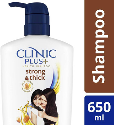 Clinic Plus Strong & Thick Health milk protein Shampoo (650 ml)